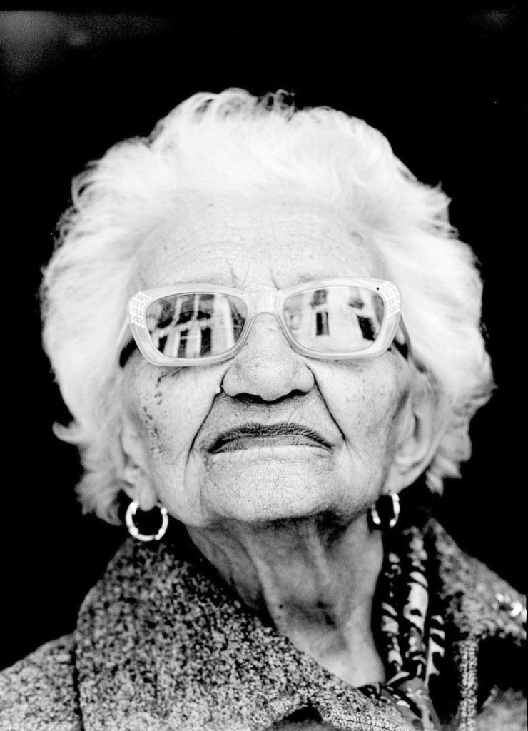 Venezianerin in der Nähe des Rialto-Marktes, 2015